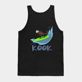 Surfing kook opossum Tank Top